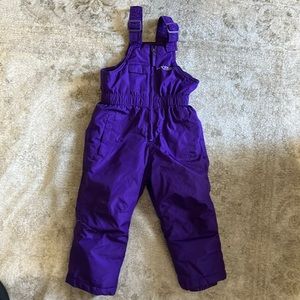Minus Zero Snow Bibs Pants Purple 3T EUC